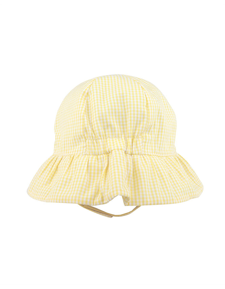 Libby Sunhat | Yellow Check