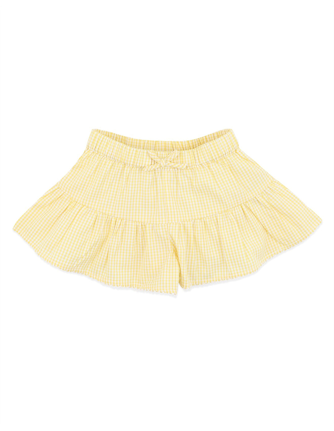 Libby Shorts - Yellow Check
