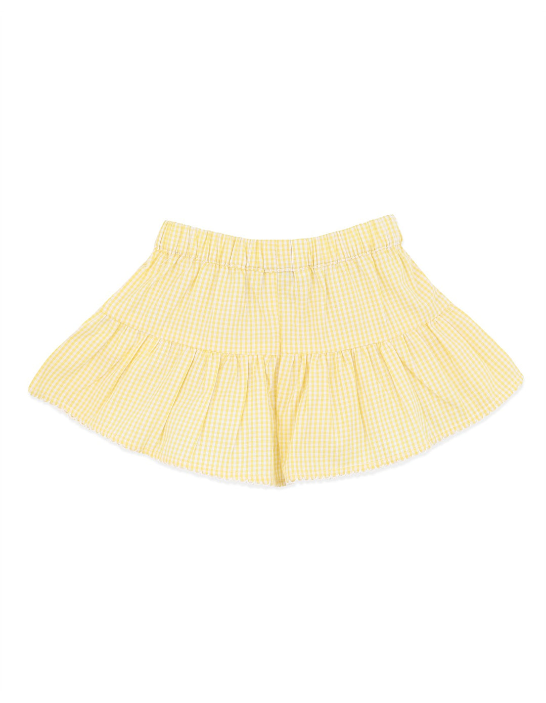 Libby Shorts - Yellow Check