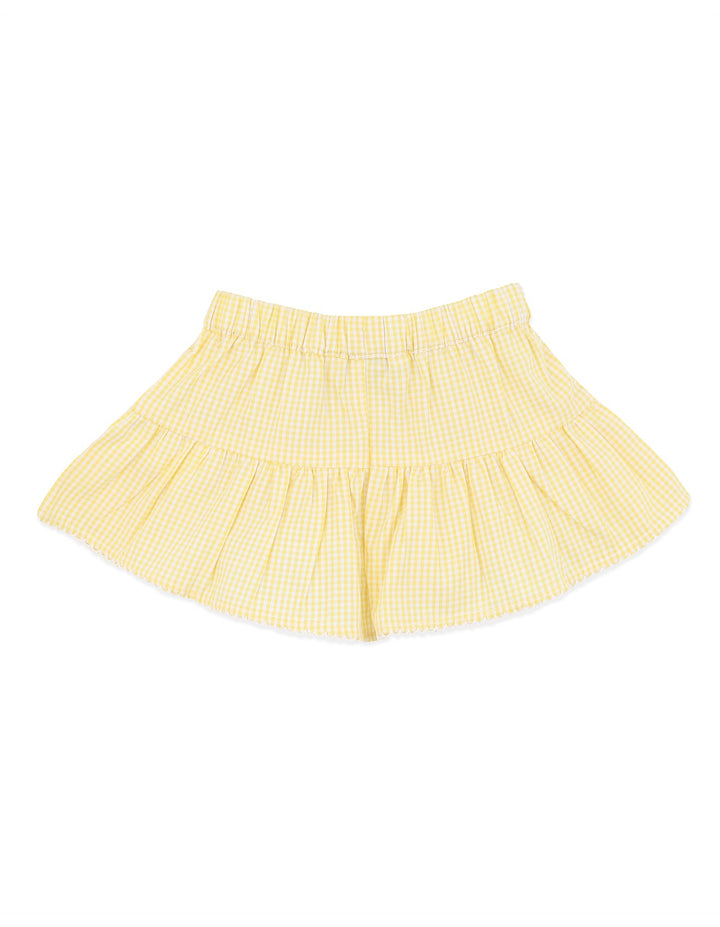 Libby Shorts - Yellow Check