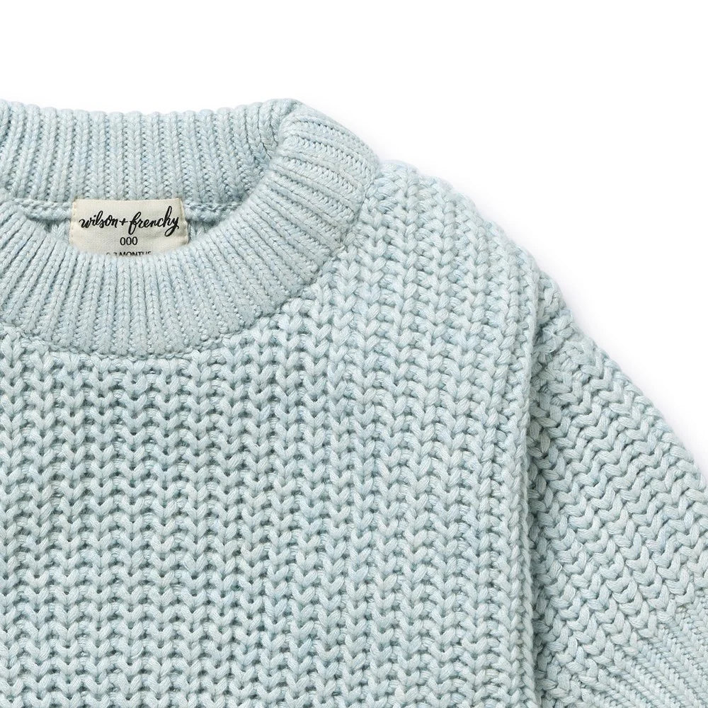 Jumper | Organic Knitted - Cloud Blue