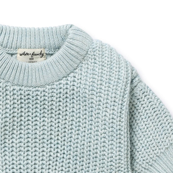 Jumper | Organic Knitted - Cloud Blue