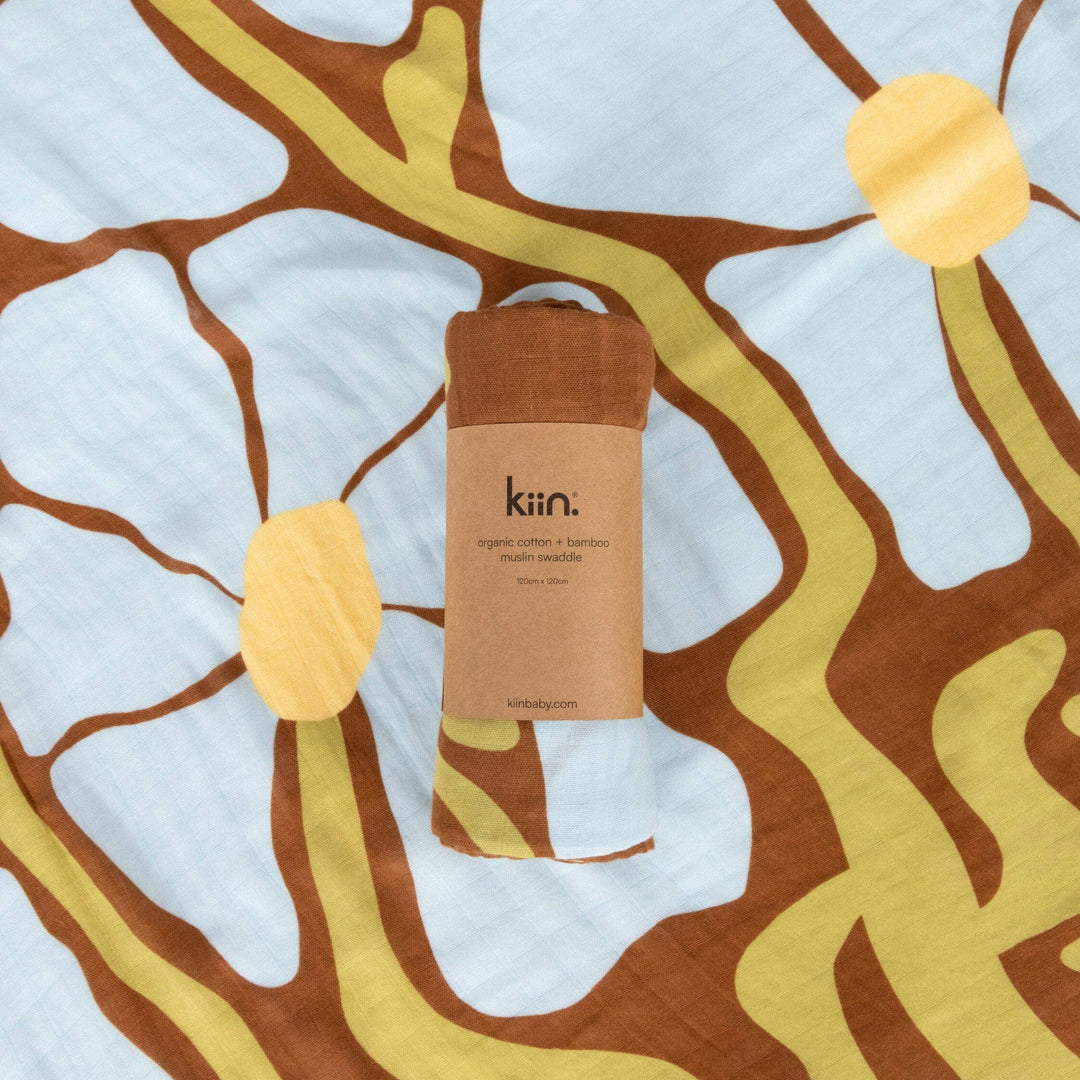 Swaddle | Organic - Fleur Umber (Limited Edition)