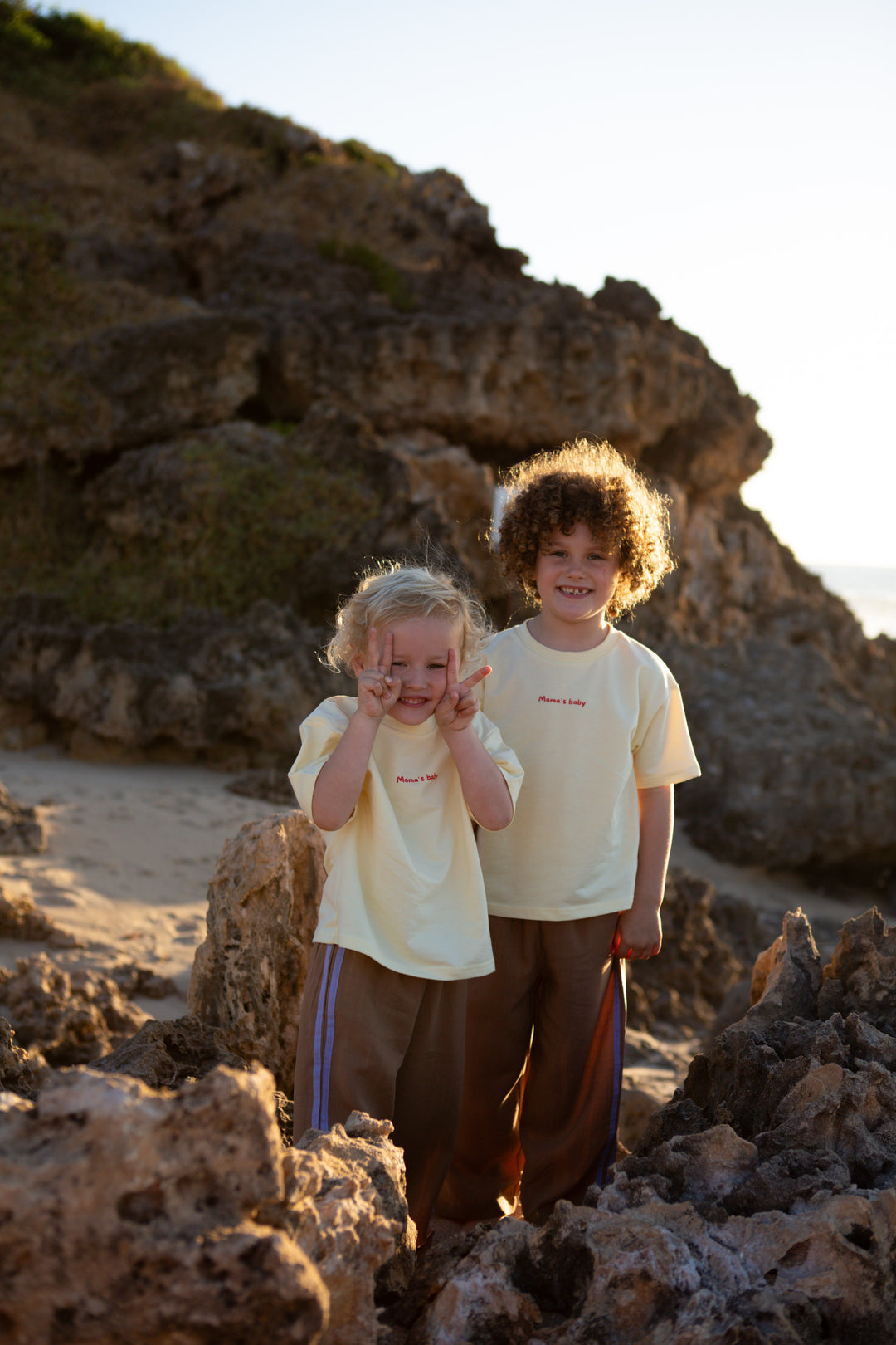 Pants | Linen Racer Stripe - Purple