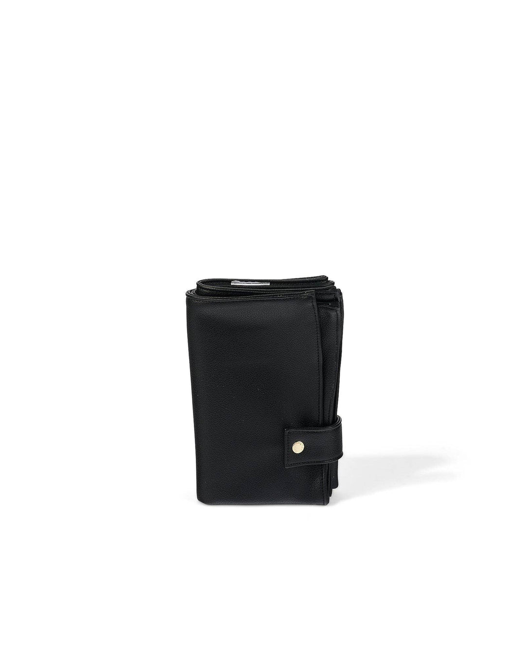 Nappy Changing Pouch - Black Vegan Leather