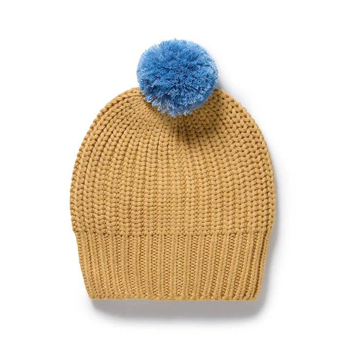 Beanie | Organic Knitted - Honey Drop