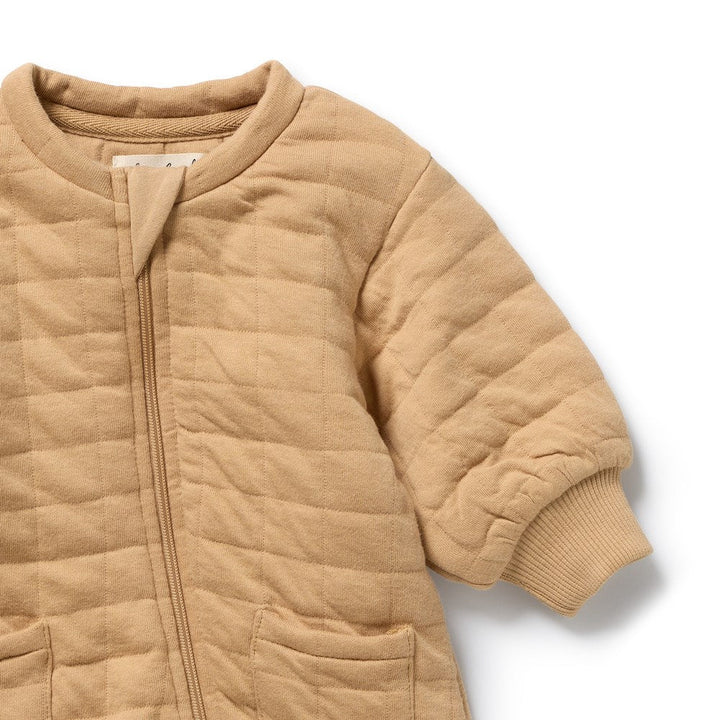 Growsuit | Organic Quilted - Honey Fawn