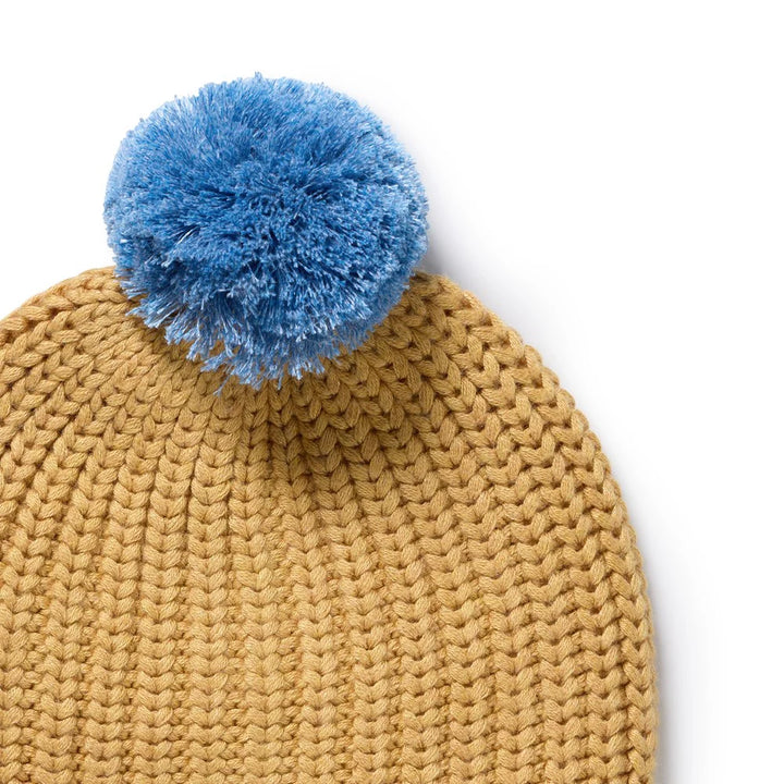 Beanie | Organic Knitted - Honey Drop
