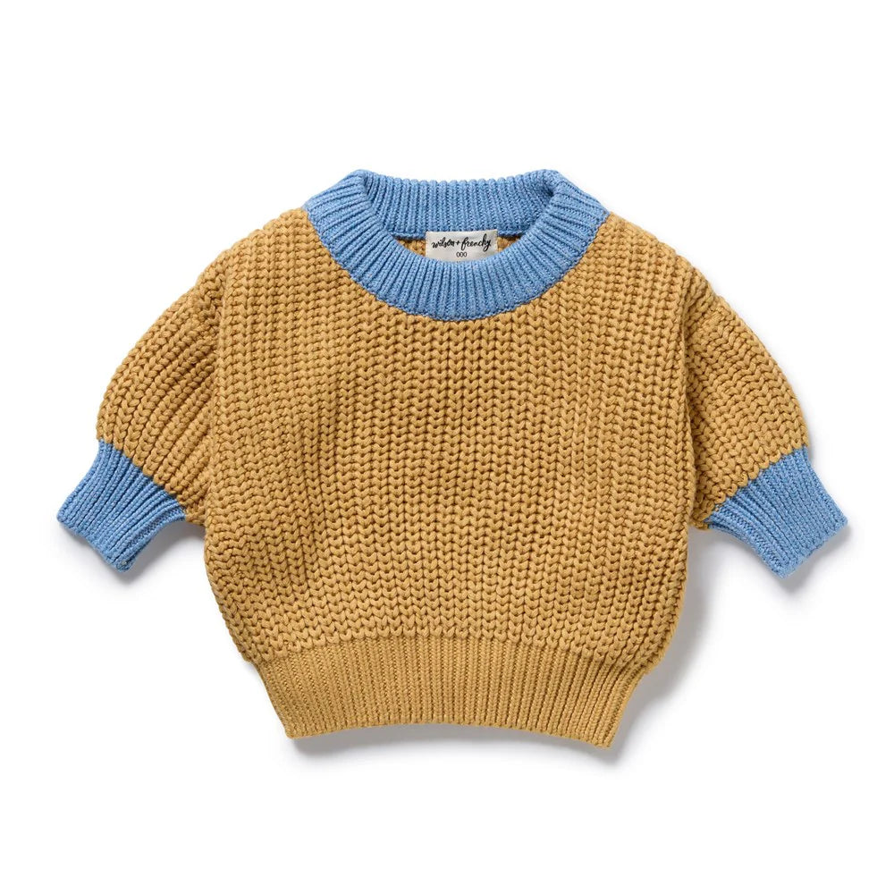 Jumper | Organic Knitted - Honey Drop