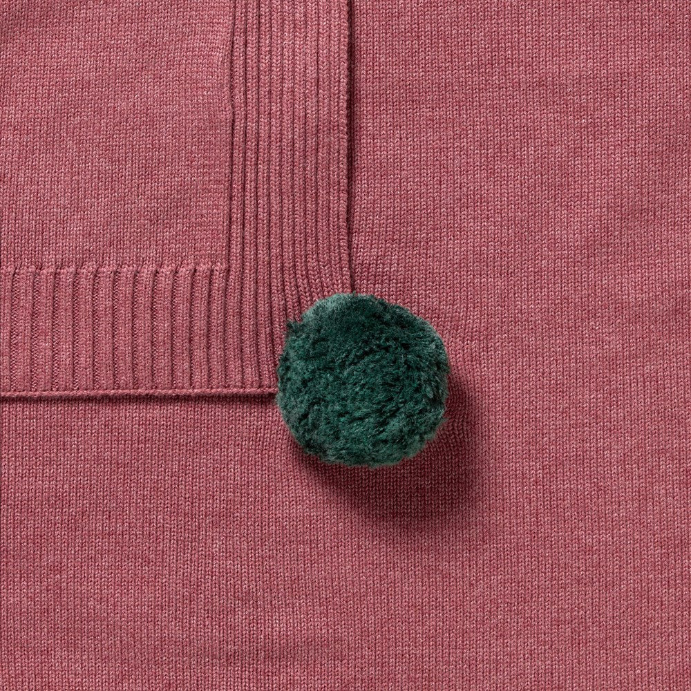 Blanket | Knitted - Rubarb