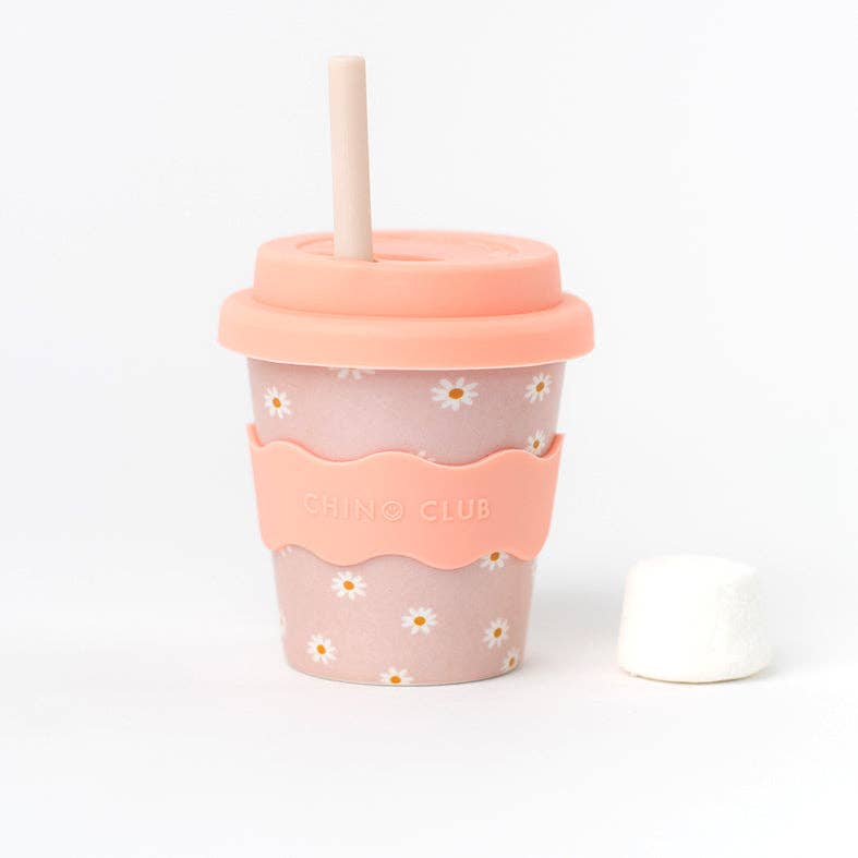 Babychino Cup | 4oz - Pink Daisy