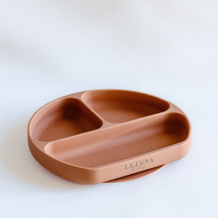 Silicone Suction Plate - Peach