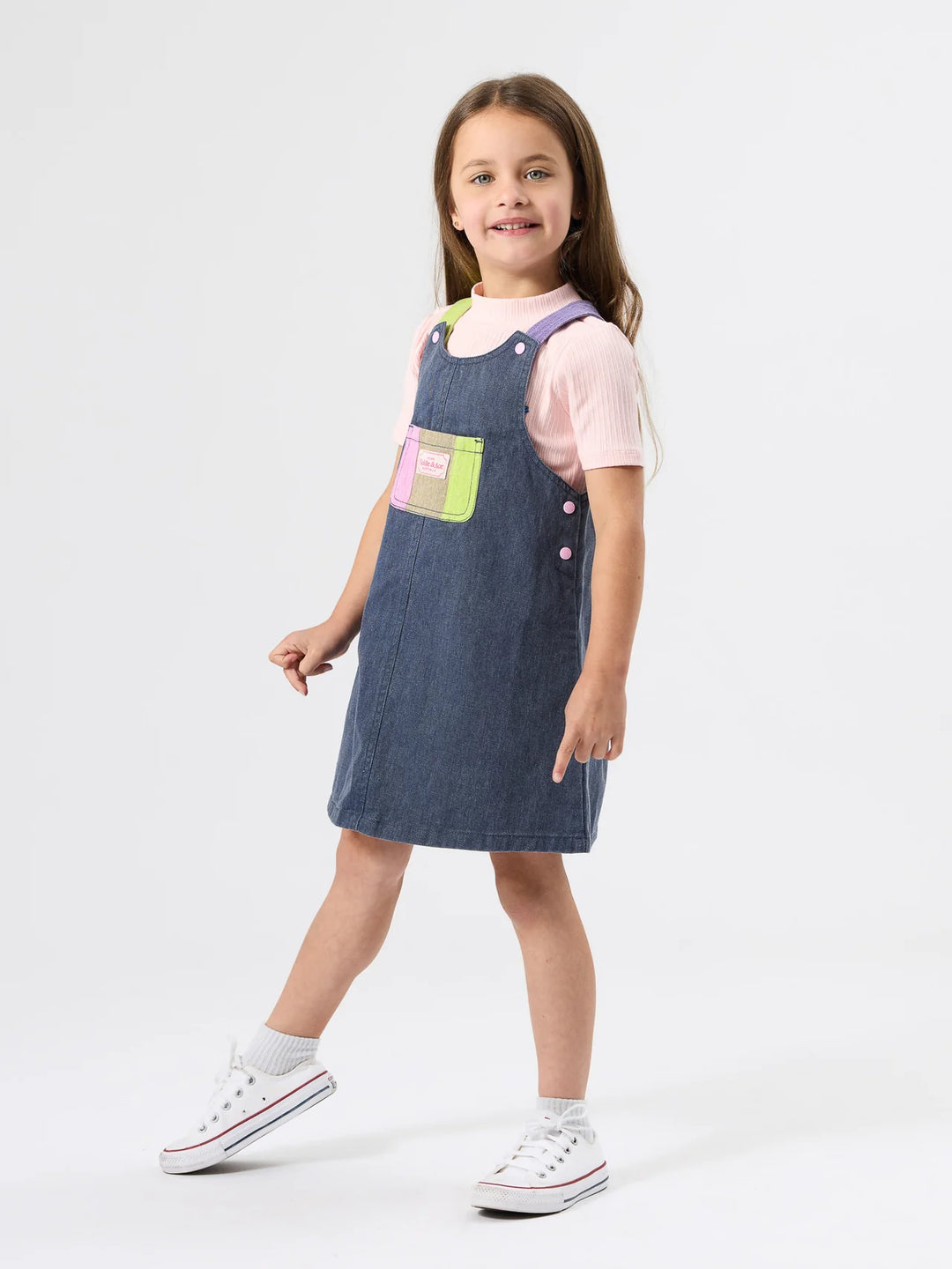 Colour Pop Pinafore Dress