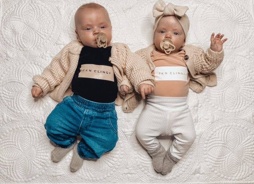 2pk Dummies | Hold Me - Oatmeal + Almond: Size 2