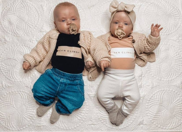 2pk Dummies | Hold Me - Oatmeal + Almond: Size 1