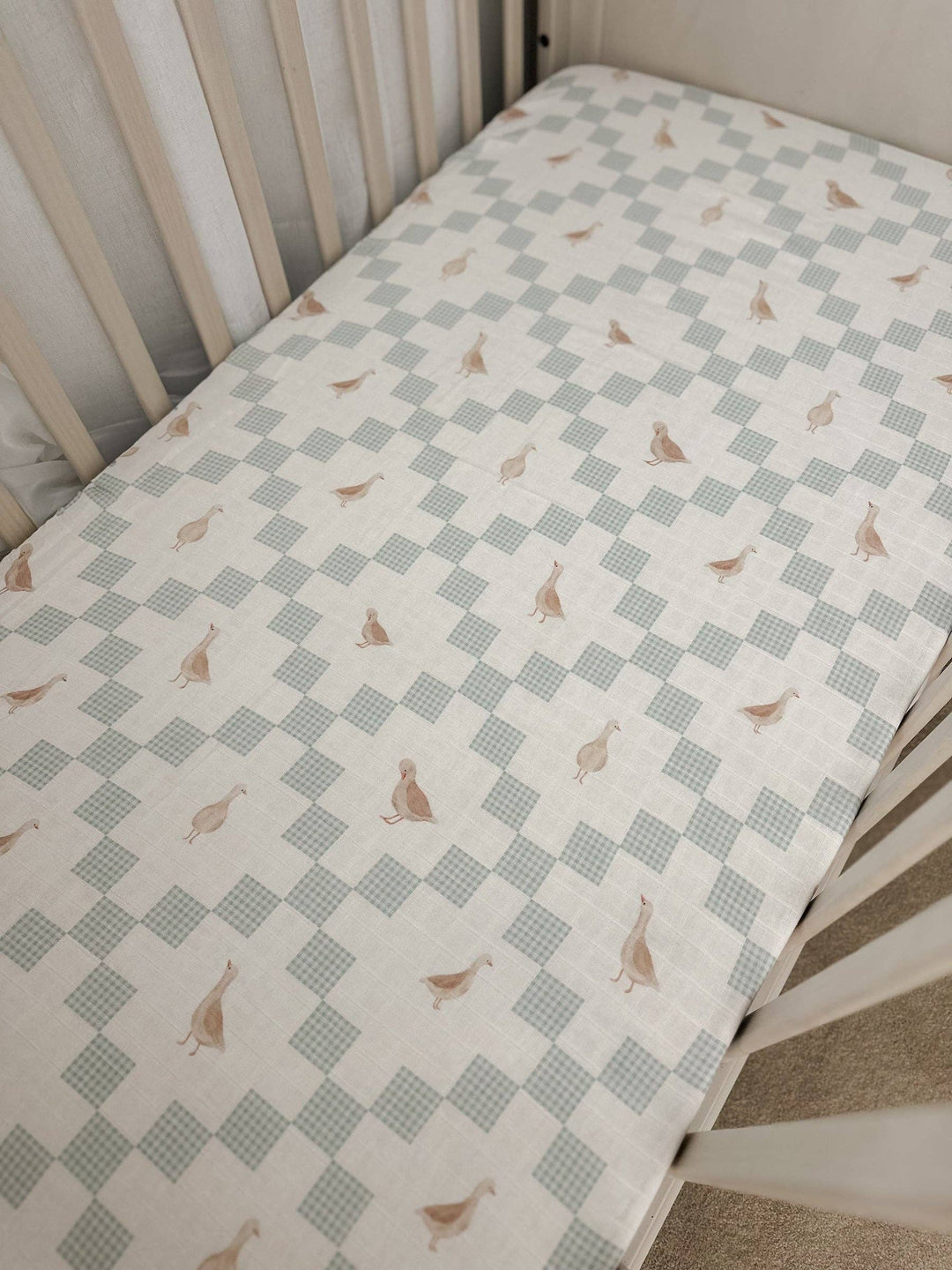 Fitted Cot Sheet | Goosey Gander