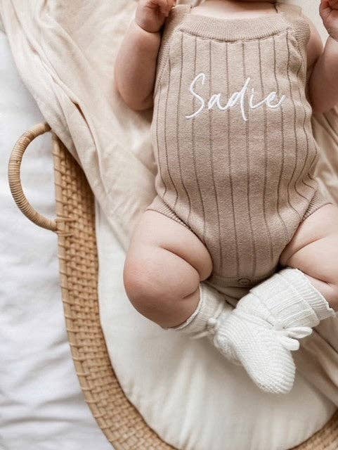 Thick Rib Singlet - Teddy Brown