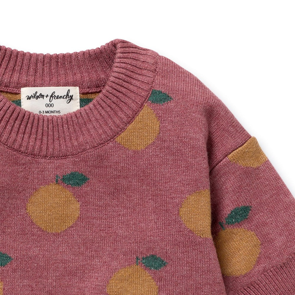 Jumper | Organic Knitted - Clementine