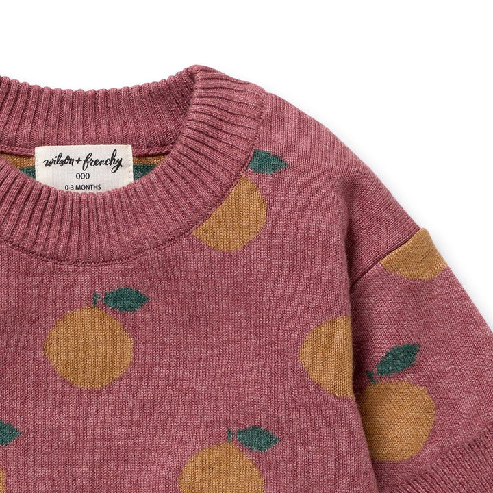 Jumper | Organic Knitted - Clementine