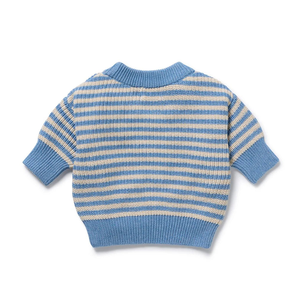 Jumper | Organic Knitted - Frosted Blue