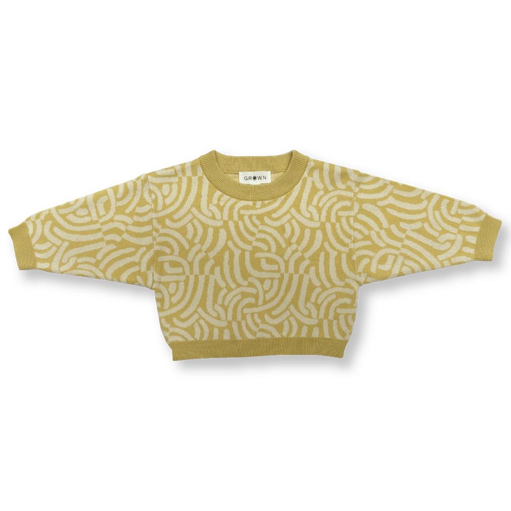 Pullover | Organic Jacquard - Twiggy