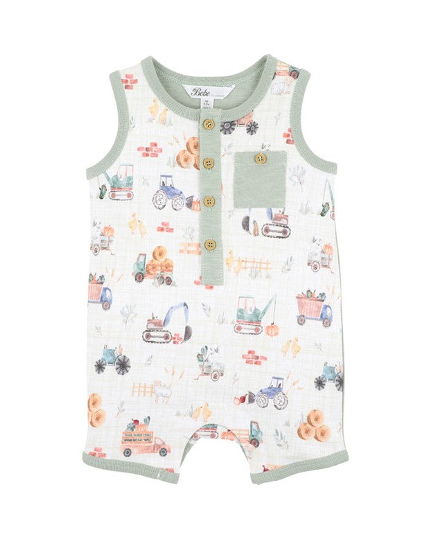 Romper | Sleeveless - Clayton Sheep