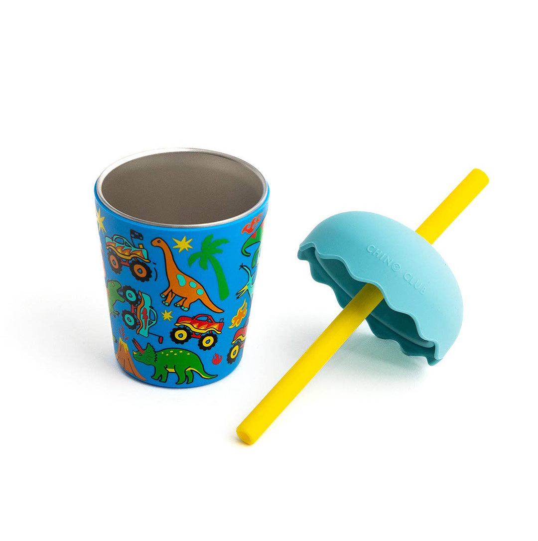 Dinotrucks Mini Smoothie Cup & Straw 200ml