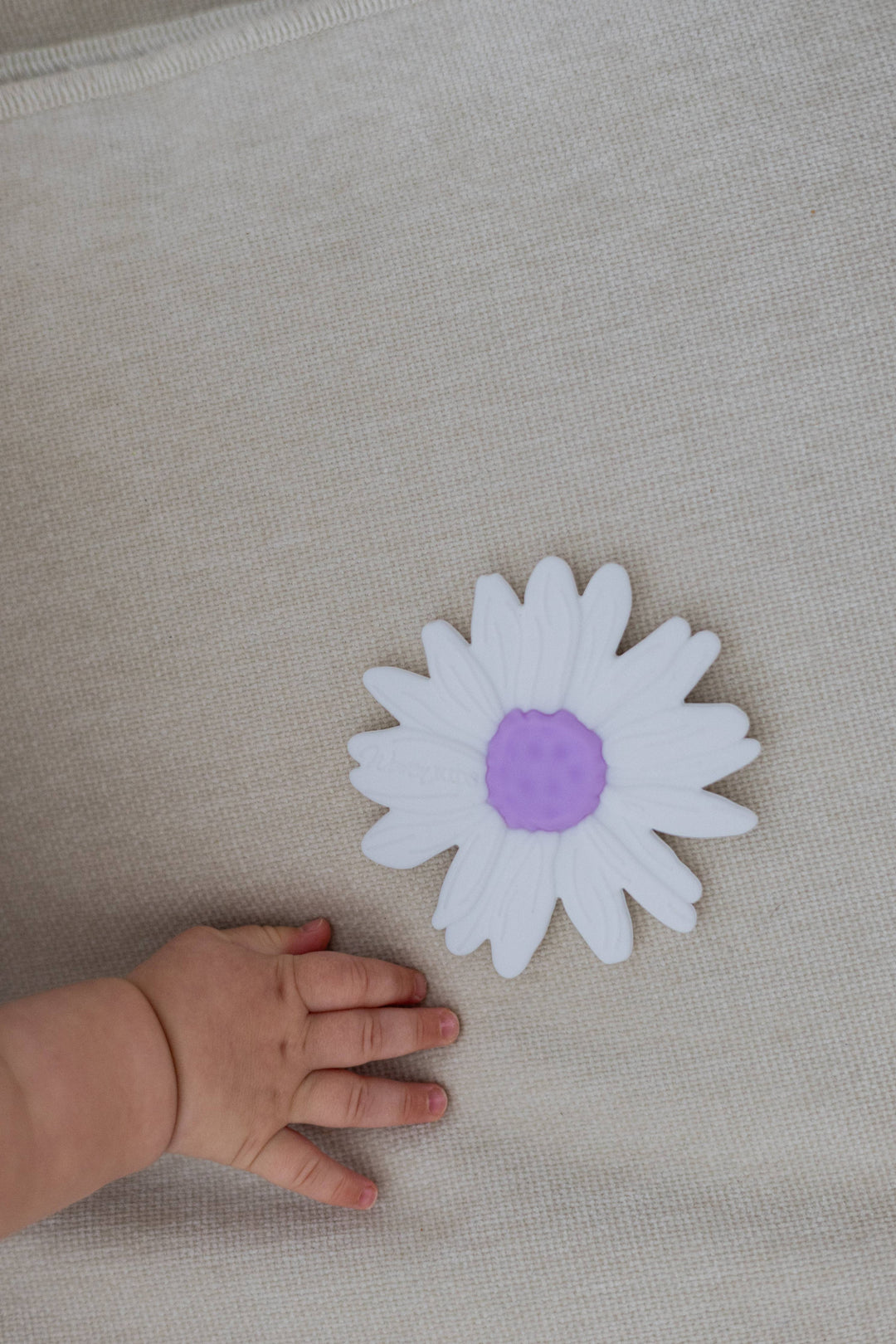 Teether | Silicone - Milk Daisy / Lilac Centre