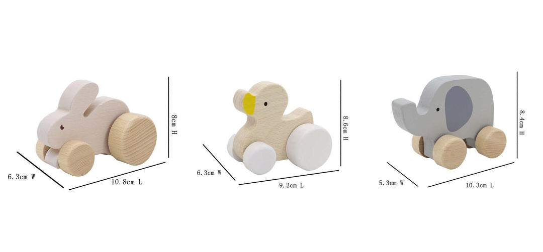 Wooden Animal Car