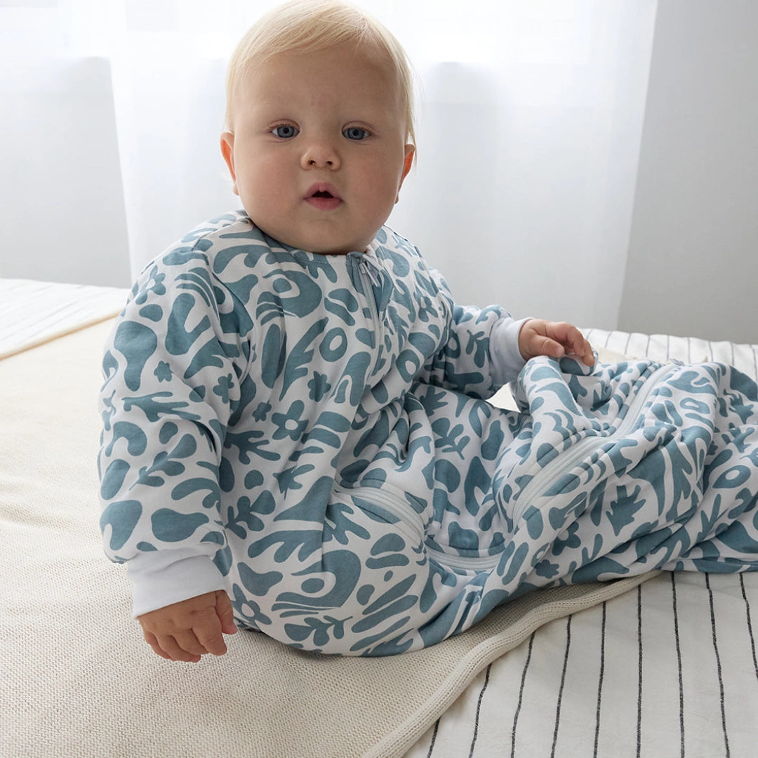 Sleeping Bag | Winter 2.5 Tog - Blue Abstract
