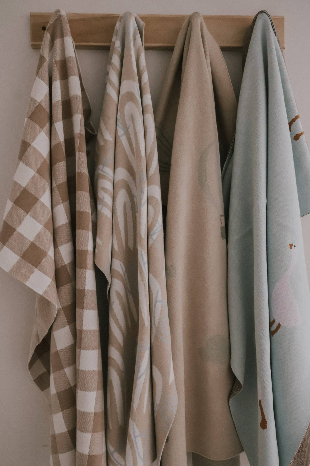 Gingham Blanket | Teddy Brown