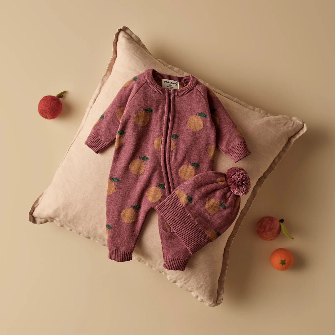 Growsuit | Organic Knitted - Clementine
