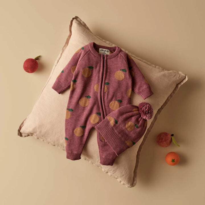 Growsuit | Organic Knitted - Clementine