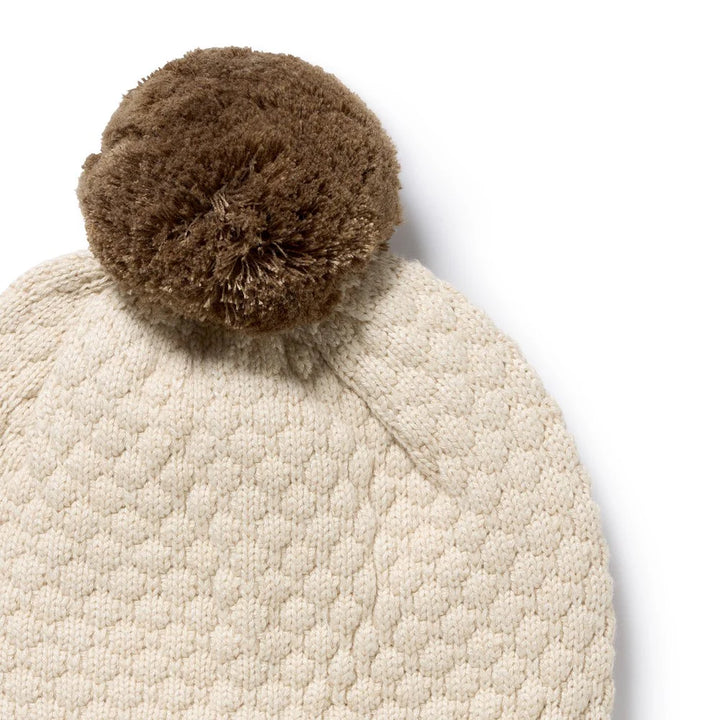 Beanie | Organic Knitted - Cream