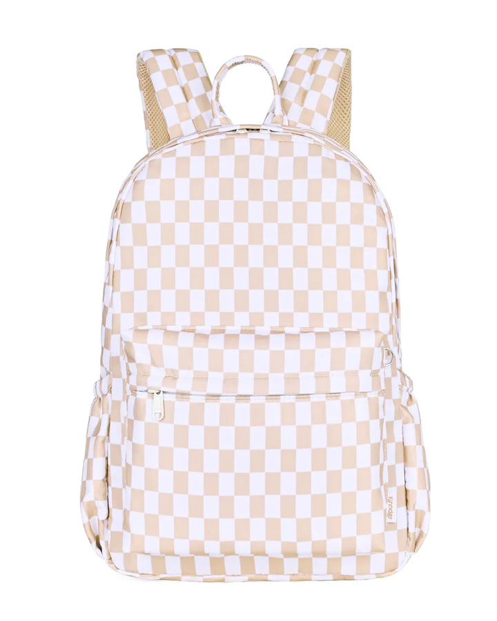 Kinnder Backpack - Caramel Check