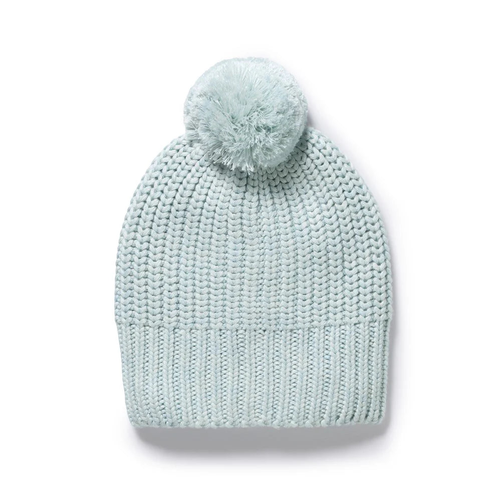 Beanie | Organic Knitted - Cloud Blue
