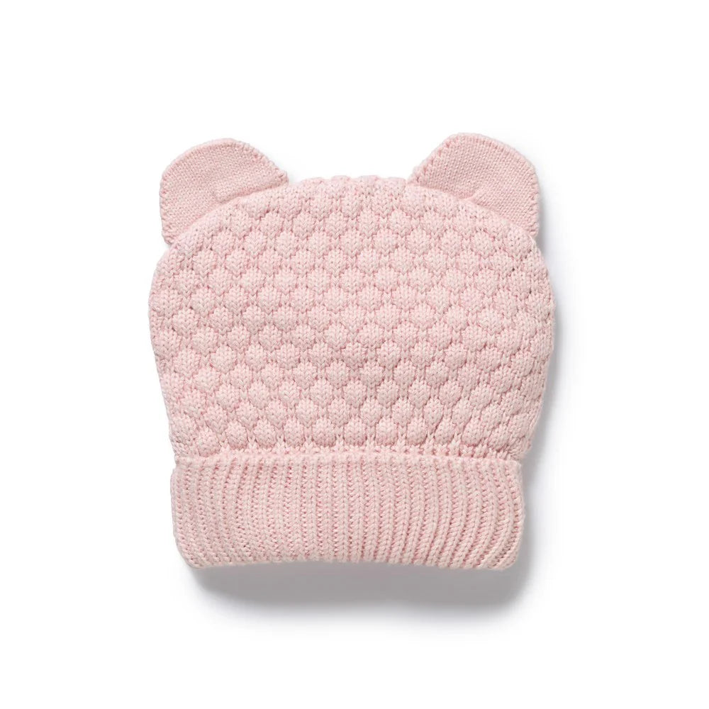 Beanie | Knitted Bear - Marshmellow