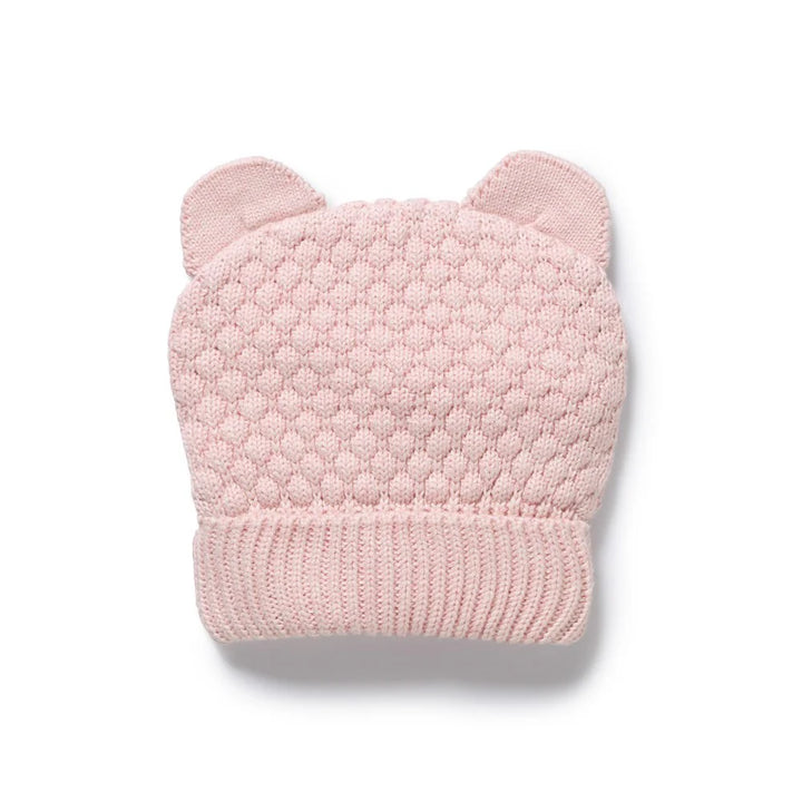 Beanie | Knitted Bear - Marshmellow