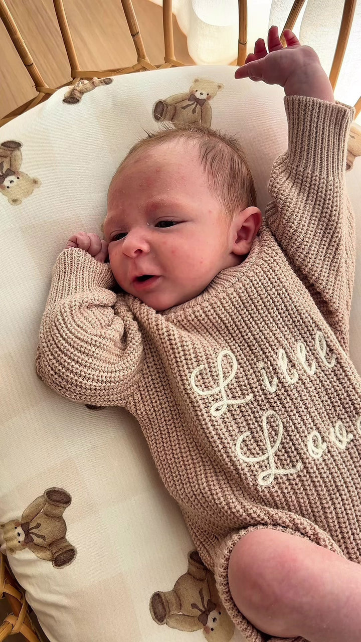 Little Love Knit Romper | Biscotti