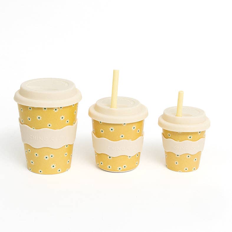 Babychino Cup | 4oz - Yellow Daisy