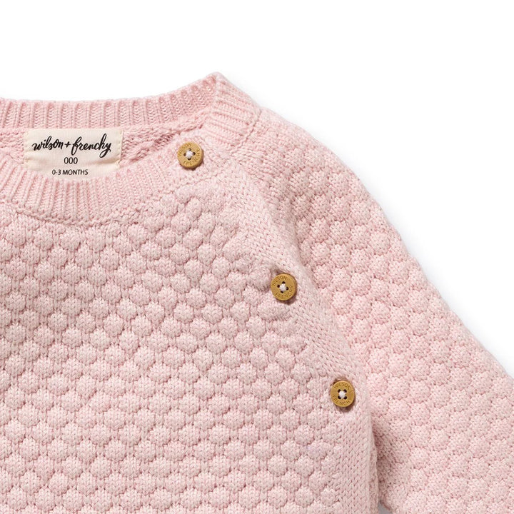 Kimono Cardigan | Organic Knitted - Marshmellow