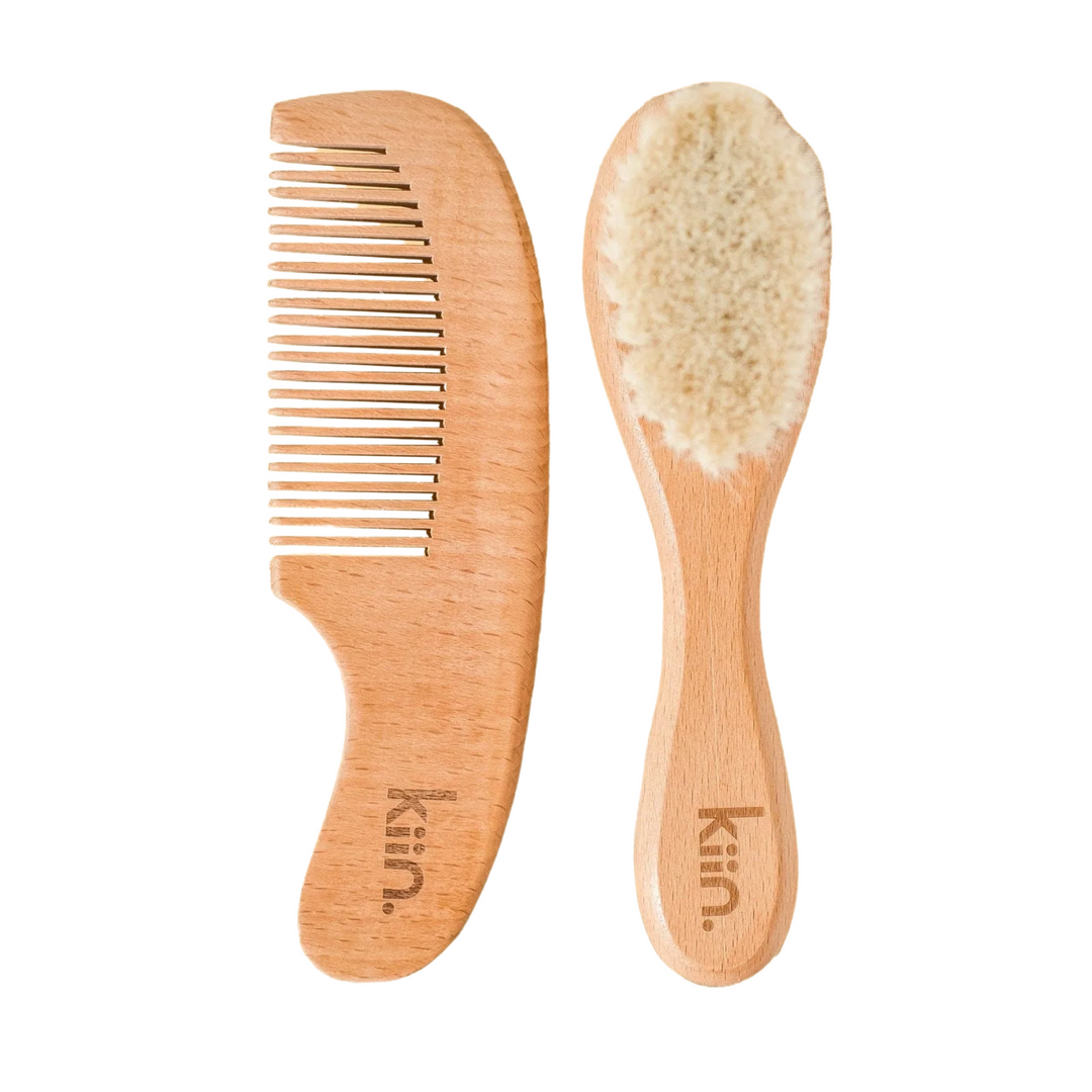 Brush & Comb Set | Baby - Wooden