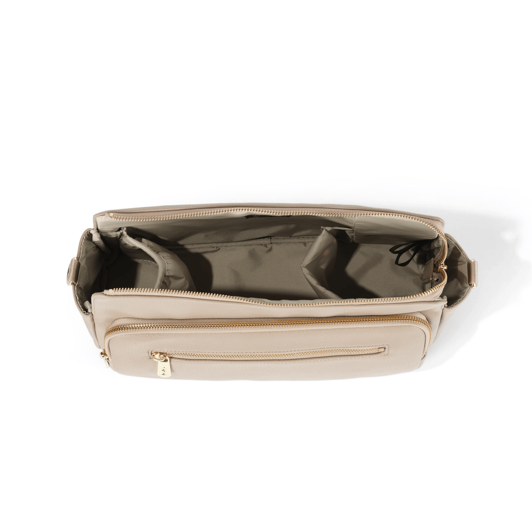 Multitasker Pram Caddy 2.0 - Oat Vegan Leather