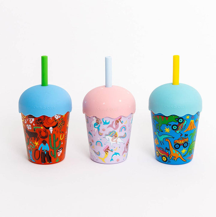 Dinotrucks Mini Smoothie Cup & Straw 200ml