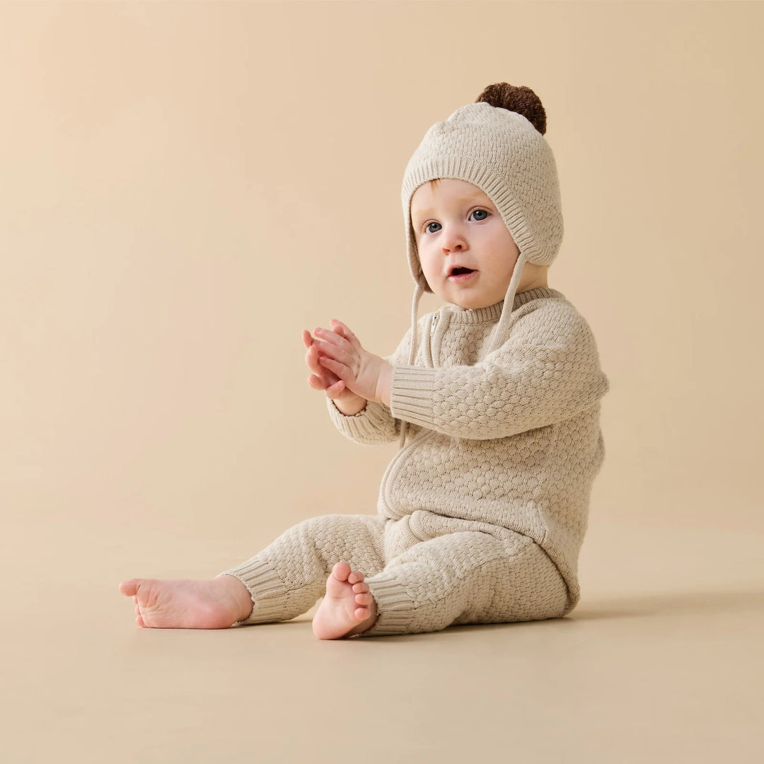 Growsuit | Organic Knitted - Cream