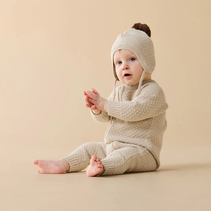 Growsuit | Organic Knitted - Cream