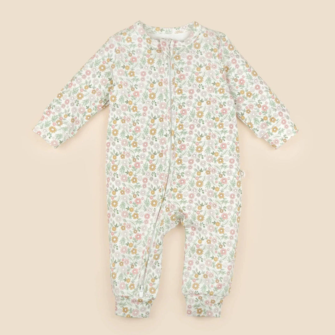 Organic Cotton Growsuit - Daisies