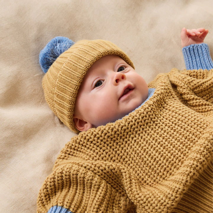 Jumper | Organic Knitted - Honey Drop