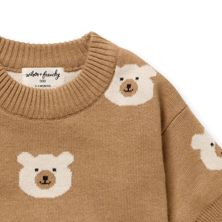 Jumper | Organic Knitted - Beary Cute