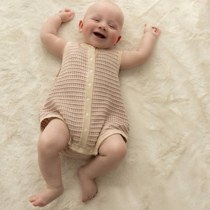Breezy Knit Romper | Biscotti
